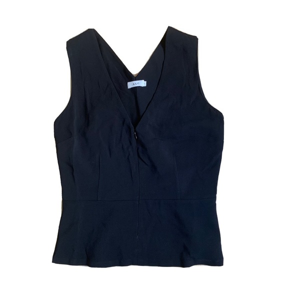 A.L.C. Tops - A.L.C. Size 6 Black Sleeveless Top Front Zip